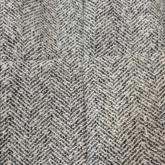 VICI Heather Gray Herringbone Mid Length Open Coat Size Medium